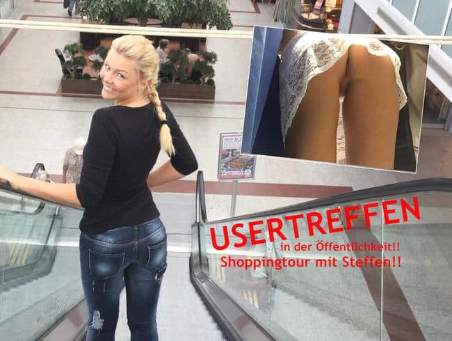 USERTREFFEN in der Öffentlichkeit!! Shoppingtour mit Steffen!!