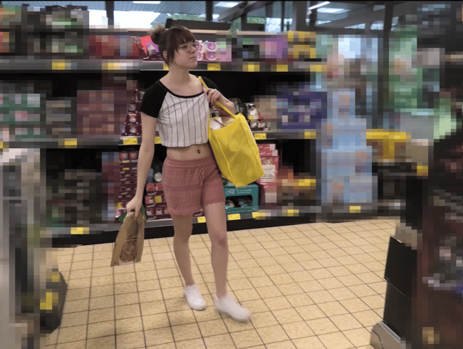 Überrascht im Supermarkt vom Ex-Freund!