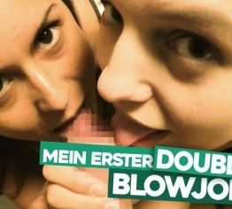 Mein erster Double Blowjob!