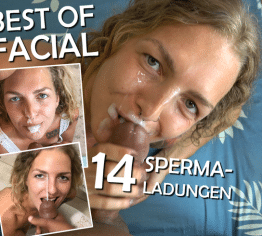 BEST OF FACIAL – 14 Spermaladungen für mein Gesicht!!