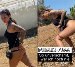 PUBLIC PISS! So unverschämt, war ich noch nie.