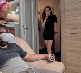 Dreiste Überraschung! VR-Porno wird real (Nika-Venus)