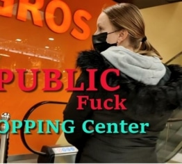 Public Fick im Shopping-Center