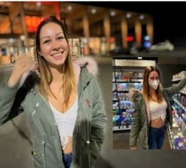 Angesprochen und reingespritzt! Schon wieder im Supermarkt erkannt!