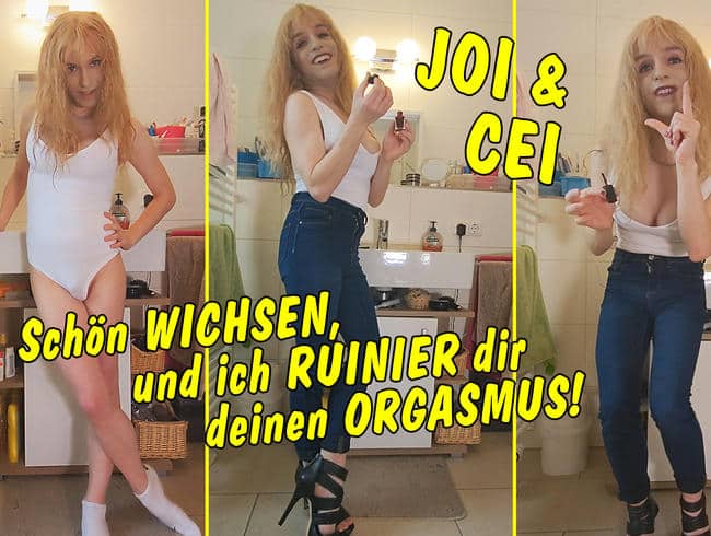 Come on, jerk off and I'll ruin your orgasm! JOI and CEI for real losers!