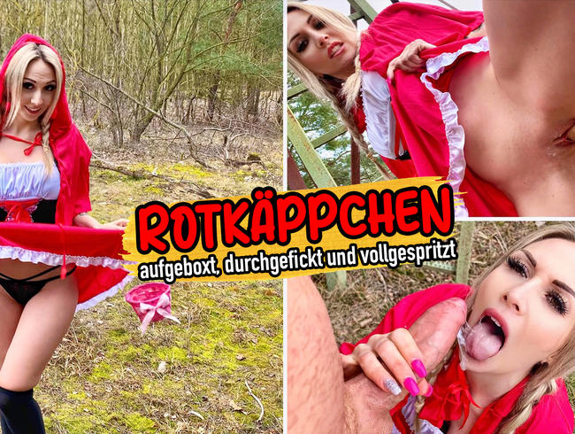 Little Red Riding Hood - boxed up, fucked and cummed on