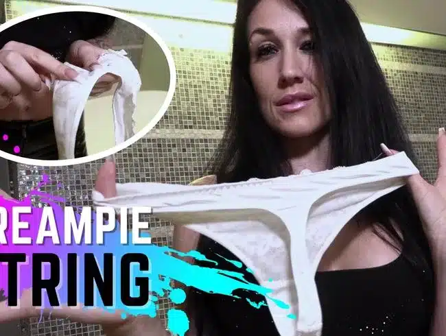 creampie thong | Creamy scent of your goddess