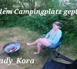Pissen auf dem Campingplatz!