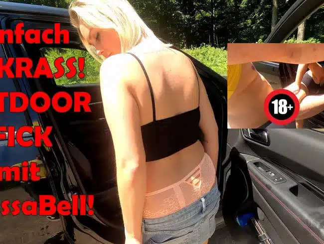 Just too AWESOME! OUTDOOR FUCK with Larissa Bell!
