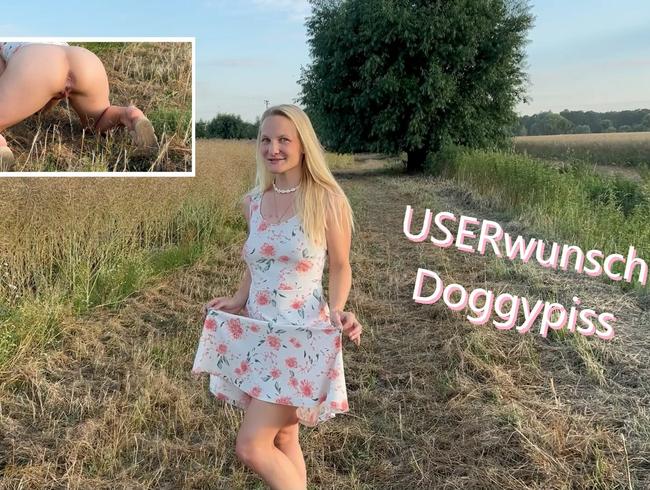 User request #3 doggy outdoor piss, it gets wet!