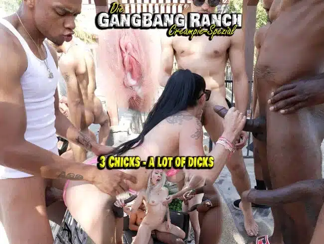 The GangBang Ranch. Creampie special