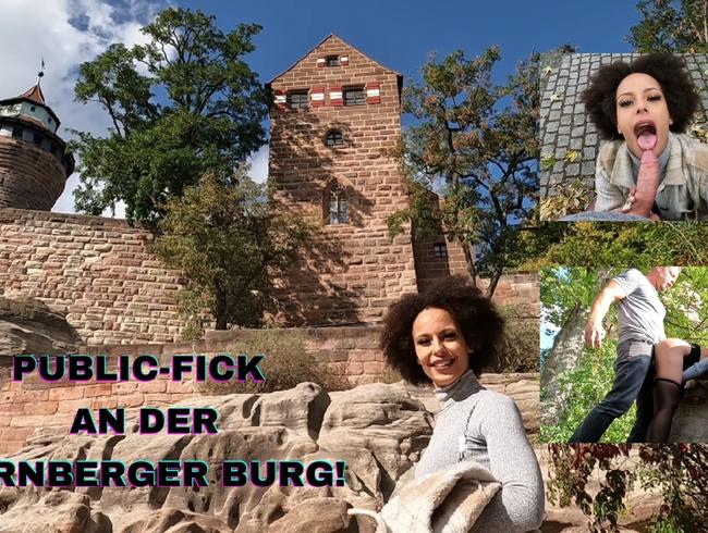 RISKY PUBLIC FUCK at Nuremberg Castle!! More public than ever!!!