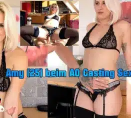 25-jährige junge Blondine Amy bei einem Straßen-Casting gefickt - GERMAN SCOUT