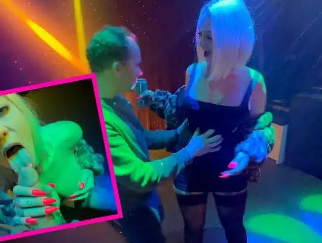 Leftover fucking in the middle of the club! Perverted AO disco slut without any demands