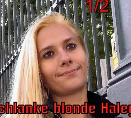 Schlanke blonde Haley bei Straßen Casting Ao gefickt Teil 1