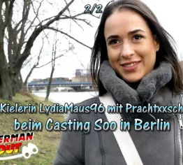 GERMAN SCOUT - Kielerin LydiaMaus96 mit Prachtarsch beim Casting Sex in Berlin Teil 2