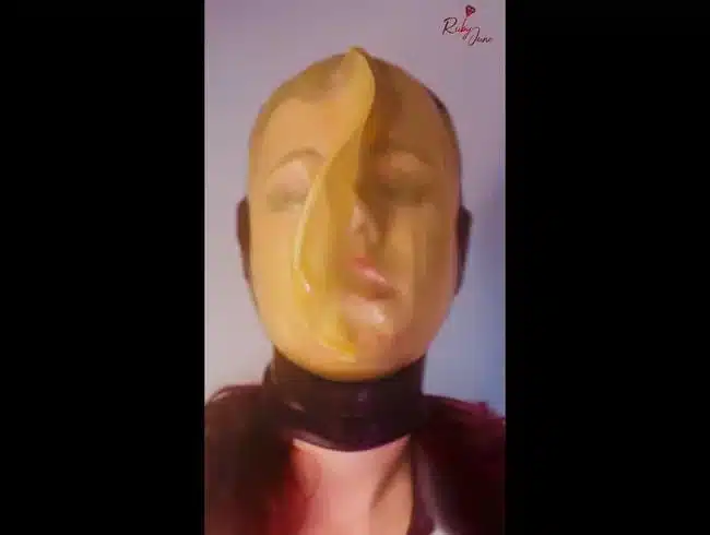 Latex Special - Breath reduction with my Latex Breathplay Mask