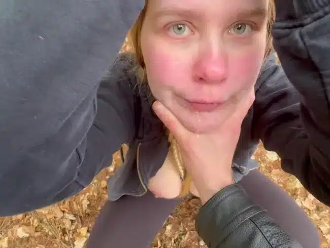 My hot sex date in the forest - tied up and fucked!