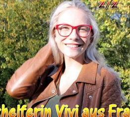 GERMAN SCOUT - Arzthelferin Vivi aus Frankfurt beim Porno Casting Teil 2