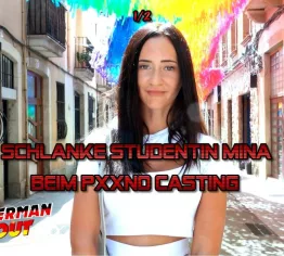 GERMAN SCOUT - Schlanke Studentin Miina beim Porno Casting Teil 1