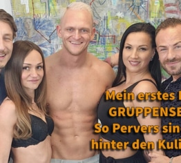 Mein erstes Mal Gruppensex! So pervers sind wir hinter den Kulissen!