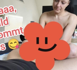 Wixxen bis das Sperma spritzt Handjob Cumshot