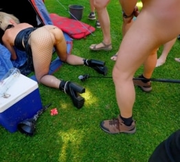 Öffentlicher Gangbang beim Rockfestival in Nürnberg | Die Hälfte des Campingplatzes durfte mich ficken und mich vollspritzen!